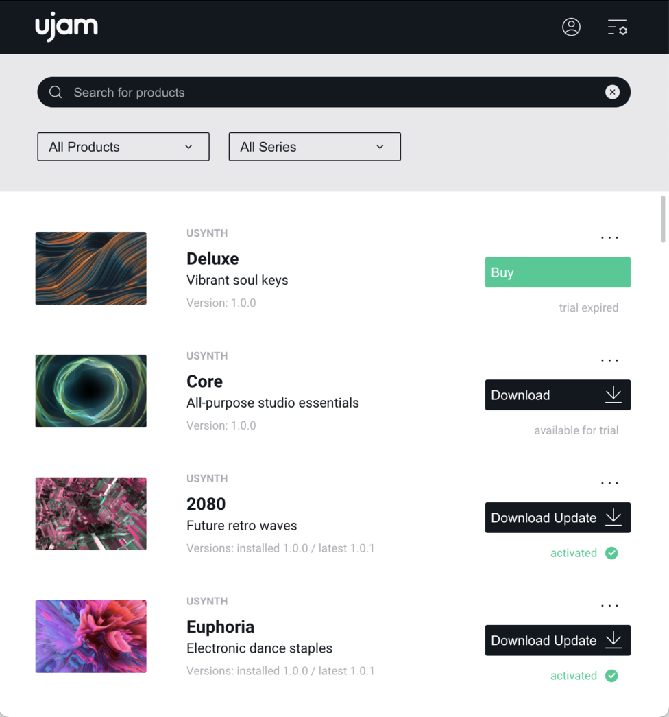 UJAM App Front